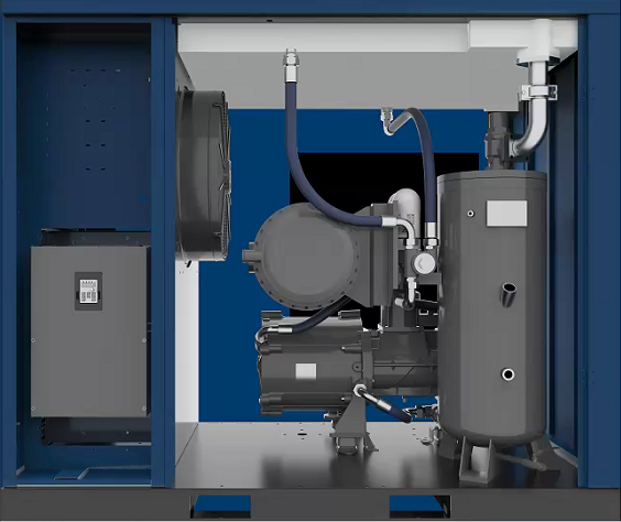 螺桿空壓機(jī)內(nèi)部組成圖